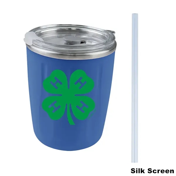 250 ML Silicone Insulated Double Wall Tumbler With Straw - 250 ML Silicone Insulated Double Wall Tumbler With Straw - Image 7 of 11