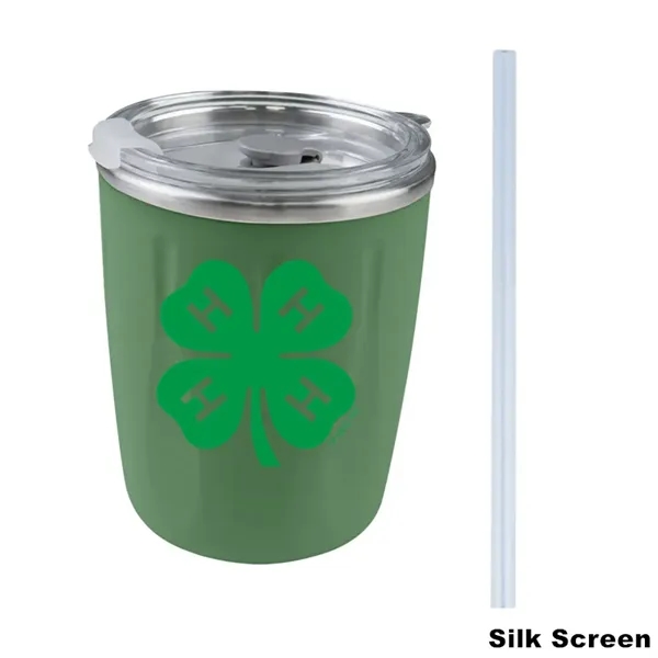 250 ML Silicone Insulated Double Wall Tumbler With Straw - 250 ML Silicone Insulated Double Wall Tumbler With Straw - Image 8 of 11