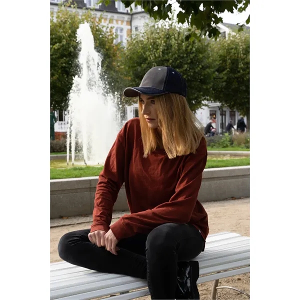 Brushed Heavy Cotton Two Tone Cap - Brushed Heavy Cotton Two Tone Cap - Image 3 of 5