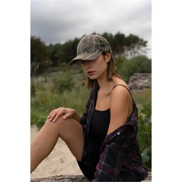 True Timber Camouflage Cap with Camo Mesh Back - True Timber Camouflage Cap with Camo Mesh Back - Image 1 of 2