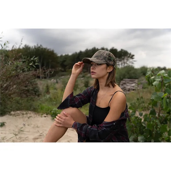 True Timber Camouflage Cap with Camo Mesh Back - True Timber Camouflage Cap with Camo Mesh Back - Image 2 of 2