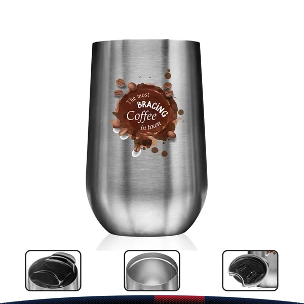 14 oz. Stainless Travel Mugs with Lids - 14 oz. Stainless Travel Mugs with Lids - Image 0 of 3