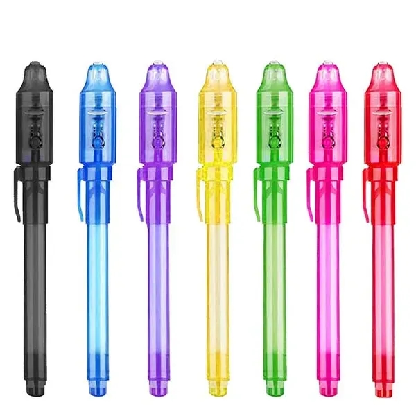 Invisible Disappearing Ink Pen With UV Light Party Toy - Invisible Disappearing Ink Pen With UV Light Party Toy - Image 0 of 5