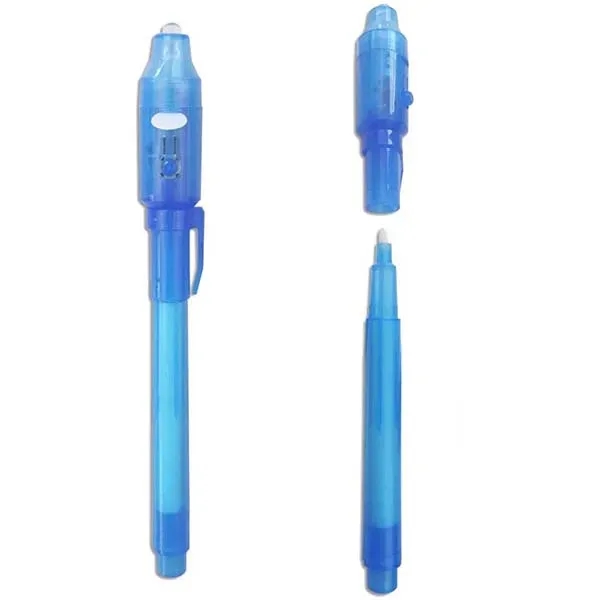 Invisible Disappearing Ink Pen With UV Light Party Toy - Invisible Disappearing Ink Pen With UV Light Party Toy - Image 3 of 5