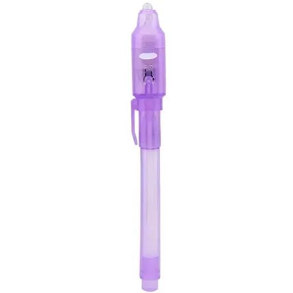 Invisible Disappearing Ink Pen With UV Light Party Toy - Invisible Disappearing Ink Pen With UV Light Party Toy - Image 4 of 5