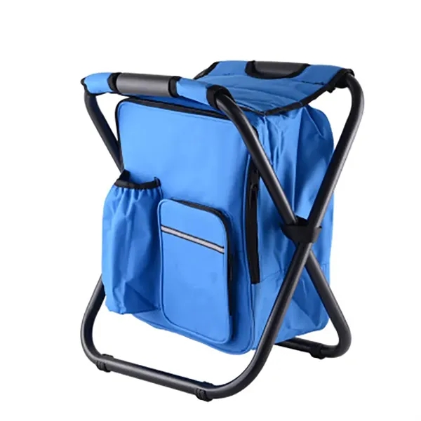 Portable Folding Camping Chair Backpack Cooler Bag - Portable Folding Camping Chair Backpack Cooler Bag - Image 9 of 11