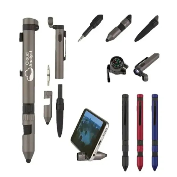 6-In-1 Quest Multi Tool Pen - 6-In-1 Quest Multi Tool Pen - Image 1 of 2