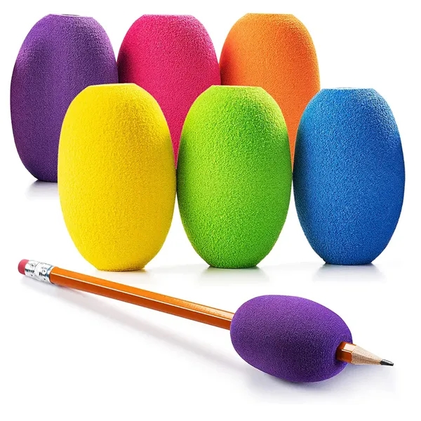 Egg Pen-Pencil Grips for Kids and Adults Colorful - Egg Pen-Pencil Grips for Kids and Adults Colorful - Image 0 of 3