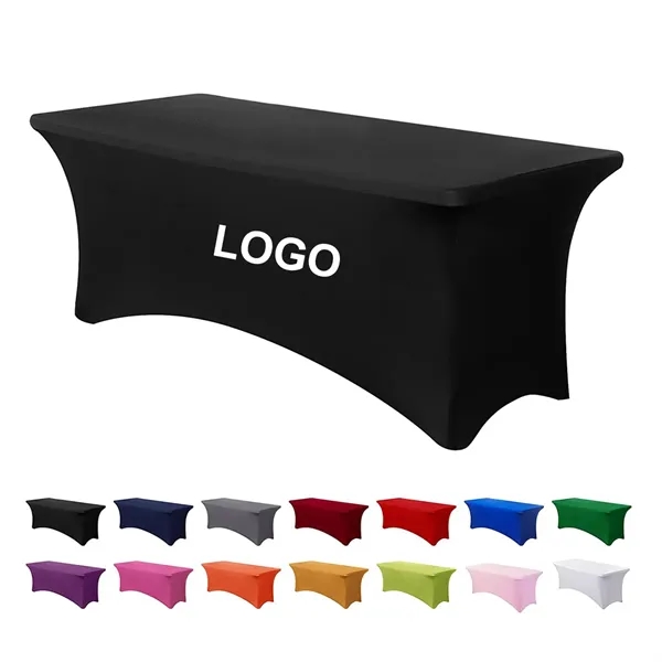 Spandex Table Cover 6 FT - Spandex Table Cover 6 FT - Image 0 of 4