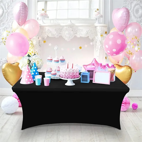 Spandex Table Cover 6 FT - Spandex Table Cover 6 FT - Image 4 of 4