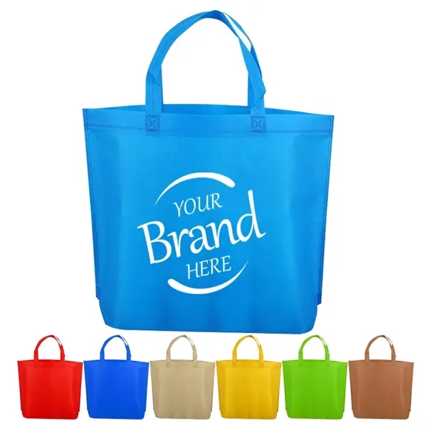 Non Woven Shopping Tote Bag With Bottom And Sides - Non Woven Shopping Tote Bag With Bottom And Sides - Image 0 of 7