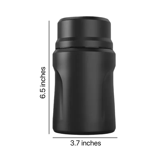 17oz. Insulated Food Jar with Folding Spoon - 17oz. Insulated Food Jar with Folding Spoon - Image 1 of 2