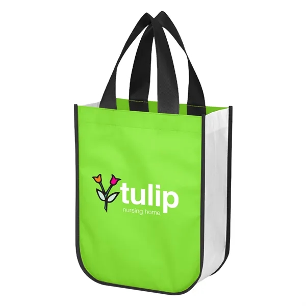 Lola Laminated Non-Woven Shopper Tote Bag - Lola Laminated Non-Woven Shopper Tote Bag - Image 19 of 27