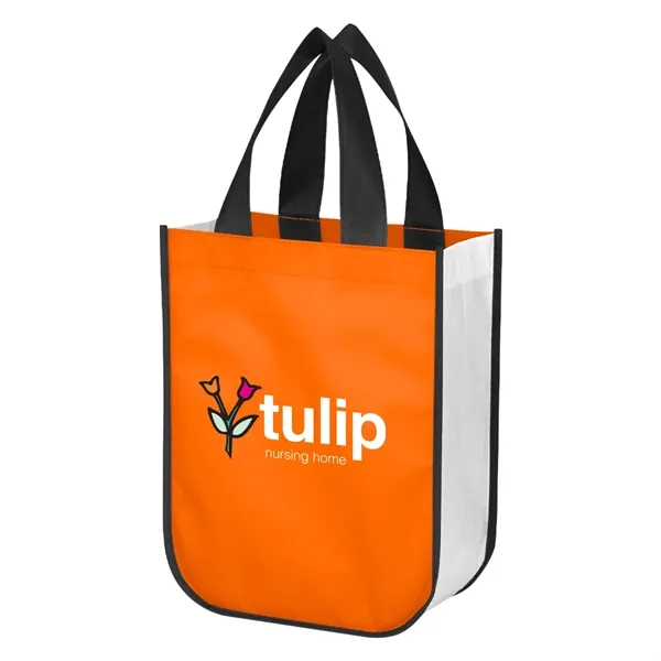 Shiny Non-Woven Shopper Tote Bag - Shiny Non-Woven Shopper Tote Bag - Image 22 of 23