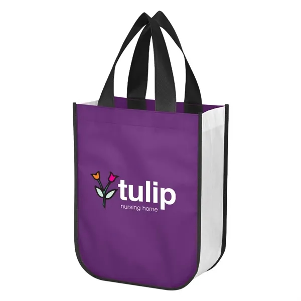 Lola Laminated Non-Woven Shopper Tote Bag - Lola Laminated Non-Woven Shopper Tote Bag - Image 23 of 27