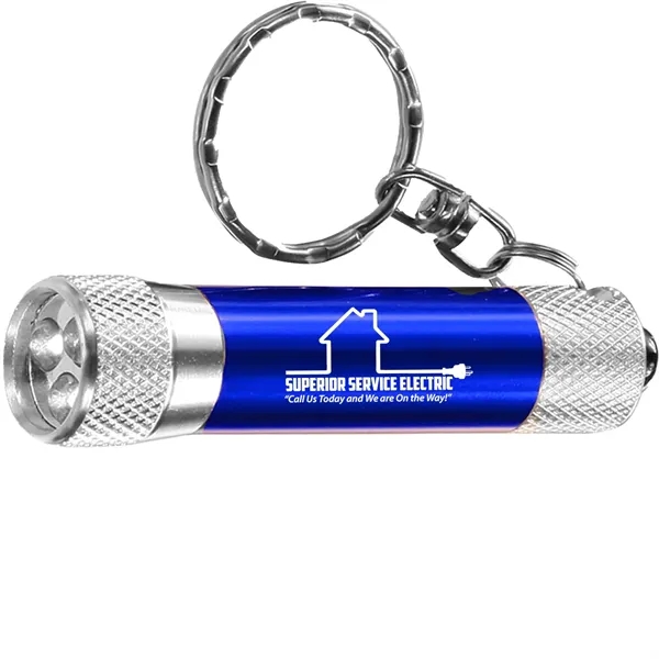 Metal LED Flashlight Keychains - Metal LED Flashlight Keychains - Image 0 of 2