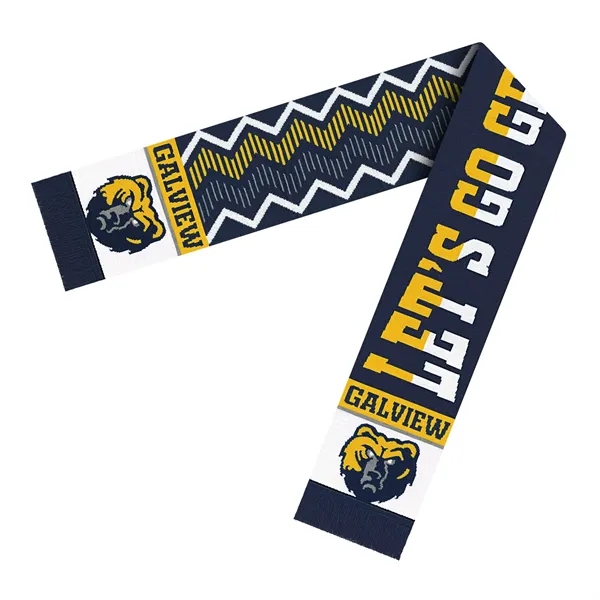 60 Inch Custom Elite Knit Scarf With Fringe - 60 Inch Custom Elite Knit Scarf With Fringe - Image 0 of 7