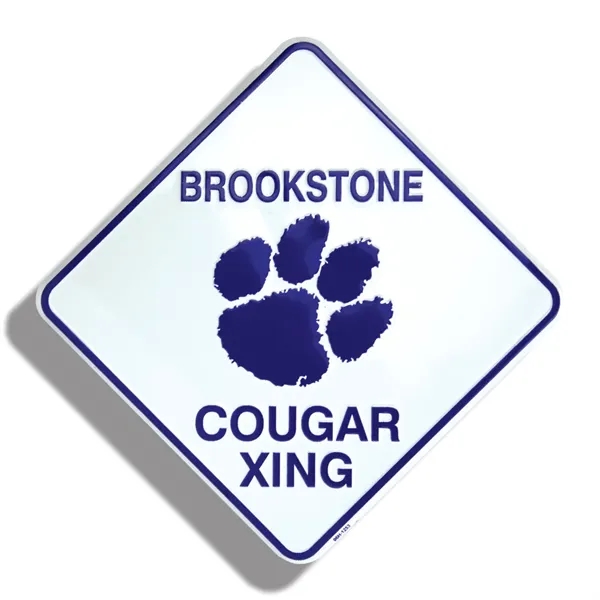 Embossed Aluminum Small Xing Signs - Embossed Aluminum Small Xing Signs - Image 3 of 3