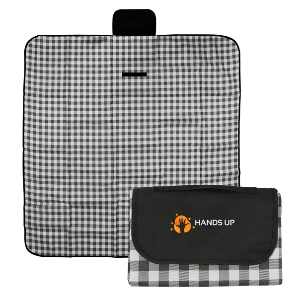 Gingham Roll-Up Picnic Blanket - Gingham Roll-Up Picnic Blanket - Image 5 of 12