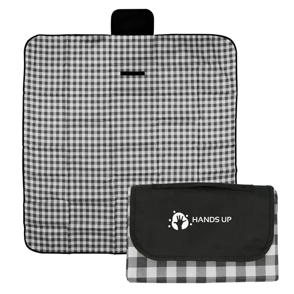 Gingham Roll-Up Picnic Blanket - Gingham Roll-Up Picnic Blanket - Image 6 of 12