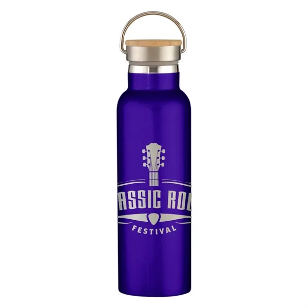 21 Oz. Full Laser Tipton Stainless Steel Bottle With Bamb... - 21 Oz. Full Laser Tipton Stainless Steel Bottle With Bamb... - Image 14 of 17