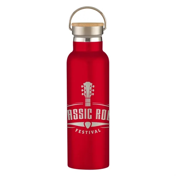 21 Oz. Full Laser Tipton Stainless Steel Bottle With Bamb... - 21 Oz. Full Laser Tipton Stainless Steel Bottle With Bamb... - Image 15 of 17