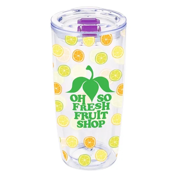 19 Oz. Everest Clarity Tumbler With Insert - 19 Oz. Everest Clarity Tumbler With Insert - Image 15 of 19