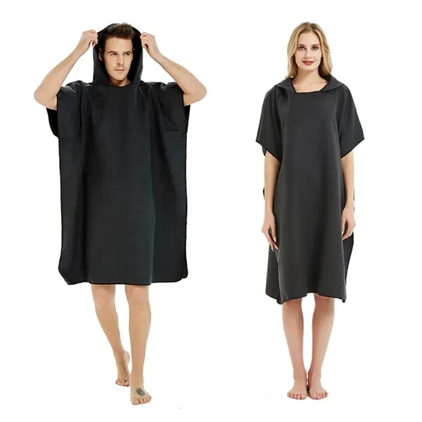 Quick Dry Beach Towel with Hood - Quick Dry Beach Towel with Hood - Image 6 of 6