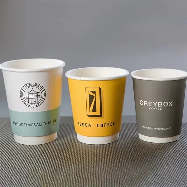 Compostable Double Wall Paper Cup - Compostable Double Wall Paper Cup - Image 2 of 2