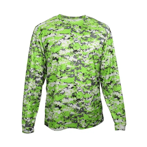 Badger Digital Camo Long Sleeve T-Shirt - Badger Digital Camo Long Sleeve T-Shirt - Image 39 of 42