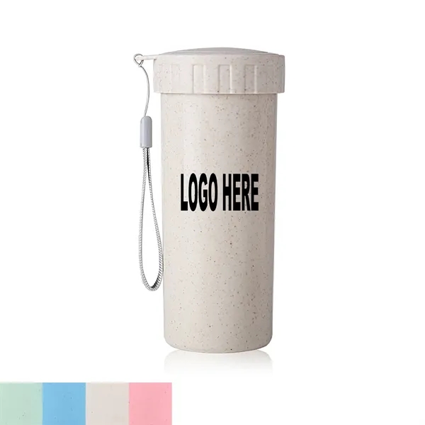 14 Oz. Wheat Straw Advertising Cup - 14 Oz. Wheat Straw Advertising Cup - Image 0 of 4
