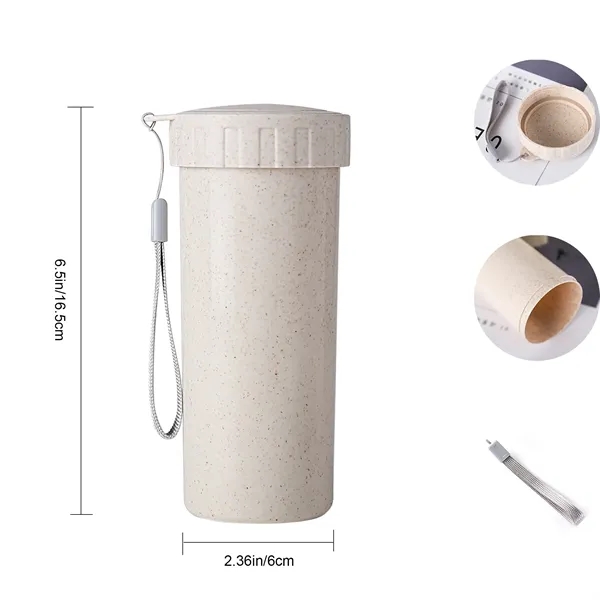 14 Oz. Wheat Straw Advertising Cup - 14 Oz. Wheat Straw Advertising Cup - Image 1 of 4