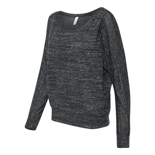 BELLA + CANVAS Women's Flowy 2x1 Ribbed Long Sleeve Tee - BELLA + CANVAS Women's Flowy 2x1 Ribbed Long Sleeve Tee - Image 20 of 21