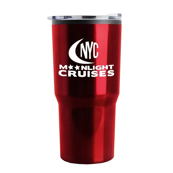Carova - 18 oz. Stainless Steel Shell Auto Tumbler - Carova - 18 oz. Stainless Steel Shell Auto Tumbler - Image 4 of 7
