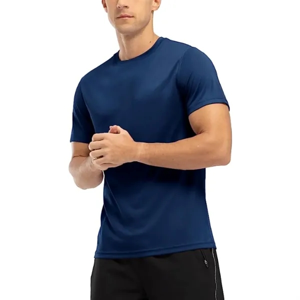 REPREVE® - rPET Men's Performance Short Sleeve T-Shirt - REPREVE® - rPET Men's Performance Short Sleeve T-Shirt - Image 4 of 11