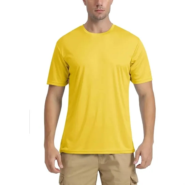 REPREVE® - rPET Men's Performance Short Sleeve T-Shirt - REPREVE® - rPET Men's Performance Short Sleeve T-Shirt - Image 5 of 11