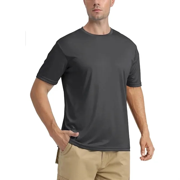 REPREVE® - rPET Men's Performance Short Sleeve T-Shirt - REPREVE® - rPET Men's Performance Short Sleeve T-Shirt - Image 6 of 11