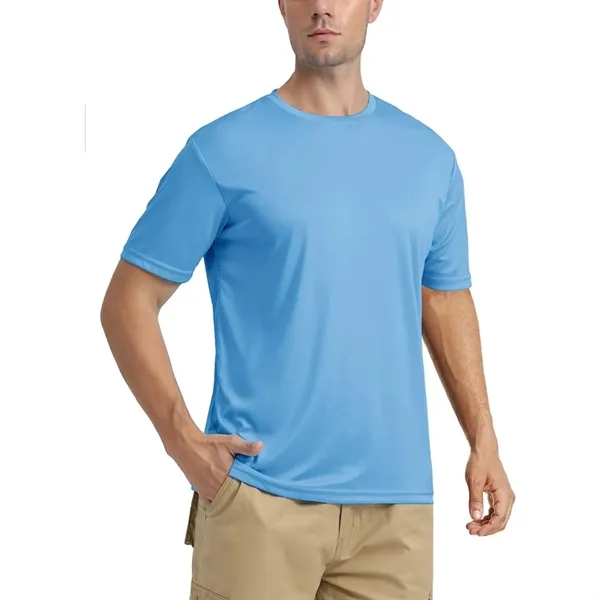 REPREVE® - rPET Men's Performance Short Sleeve T-Shirt - REPREVE® - rPET Men's Performance Short Sleeve T-Shirt - Image 7 of 11