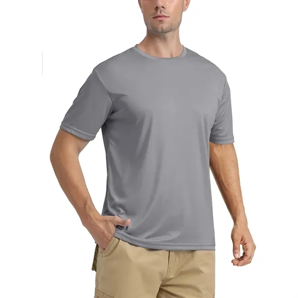 REPREVE® - rPET Men's Performance Short Sleeve T-Shirt - REPREVE® - rPET Men's Performance Short Sleeve T-Shirt - Image 9 of 11