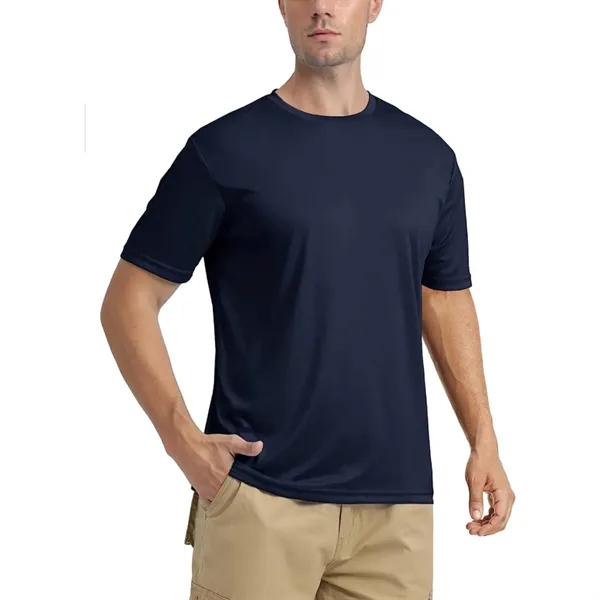 REPREVE® - rPET Men's Performance Short Sleeve T-Shirt - REPREVE® - rPET Men's Performance Short Sleeve T-Shirt - Image 10 of 11