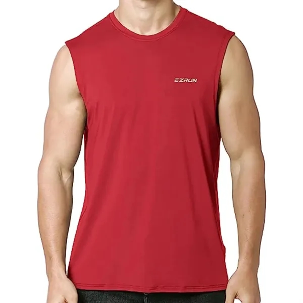 REPREVE® - Men's rPET Performance Tank Top - REPREVE® - Men's rPET Performance Tank Top - Image 4 of 12