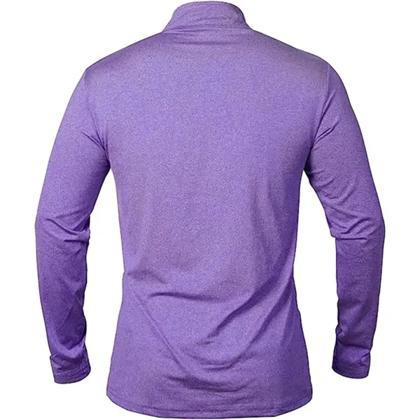 REPREVE® Men's Quarter Zipper rPET Performance Long Sleeve - REPREVE® Men's Quarter Zipper rPET Performance Long Sleeve - Image 2 of 14