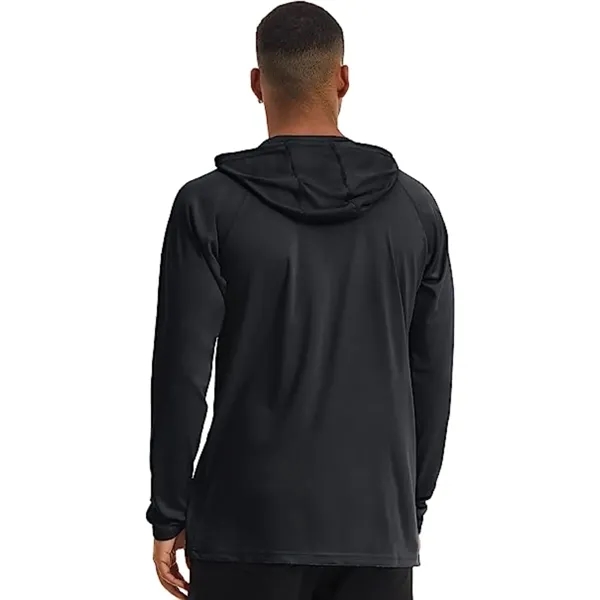 REPREVE® Men's Recycled Performance Thumbhole Hoodie T-Shirt - REPREVE® Men's Recycled Performance Thumbhole Hoodie T-Shirt - Image 2 of 15