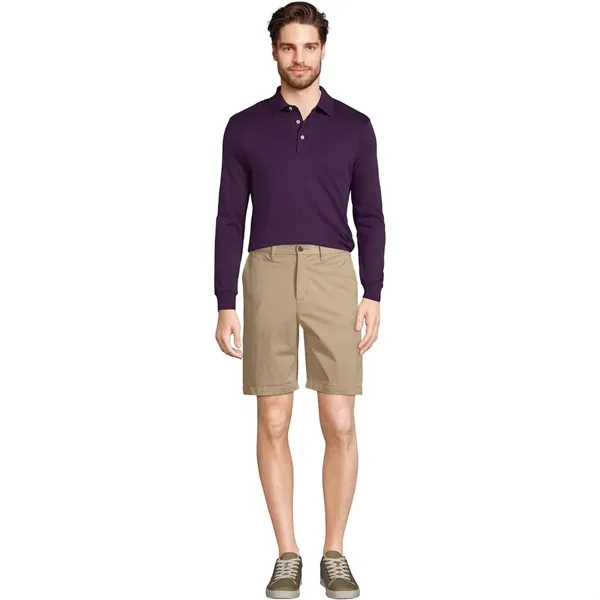REPREVE® - Men's rPET Polyester Long Sleeve Polo - REPREVE® - Men's rPET Polyester Long Sleeve Polo - Image 3 of 14