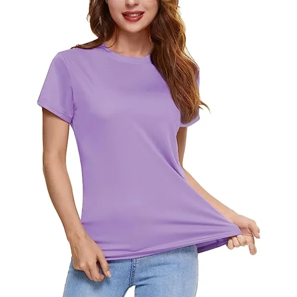 REPREVE® - rPET Women's Performance Short Sleeve T-Shirt - REPREVE® - rPET Women's Performance Short Sleeve T-Shirt - Image 6 of 16