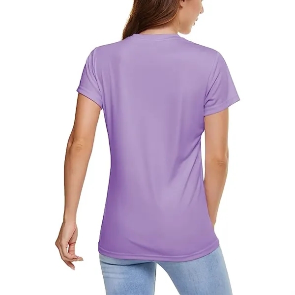 REPREVE® - rPET Women's Performance Short Sleeve T-Shirt - REPREVE® - rPET Women's Performance Short Sleeve T-Shirt - Image 1 of 16