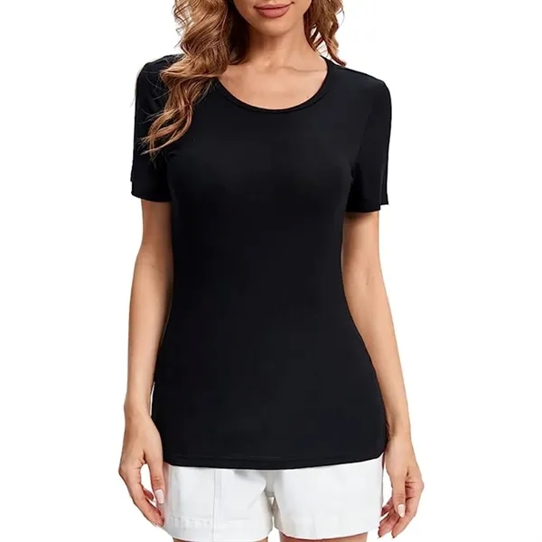 REPREVE® - rPET Women's Performance Short Sleeve T-Shirt - REPREVE® - rPET Women's Performance Short Sleeve T-Shirt - Image 10 of 16