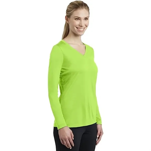 REPREVE® - Women's rPET Performance V-Neck T-Shirt - REPREVE® - Women's rPET Performance V-Neck T-Shirt - Image 2 of 15