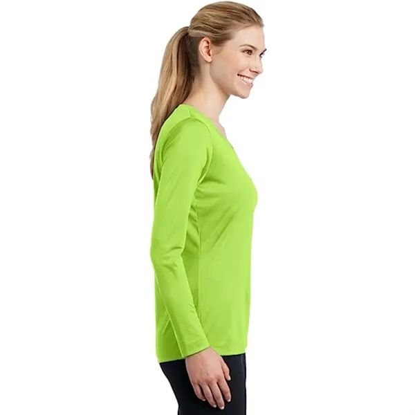 REPREVE® - Women's rPET Performance V-Neck T-Shirt - REPREVE® - Women's rPET Performance V-Neck T-Shirt - Image 3 of 15