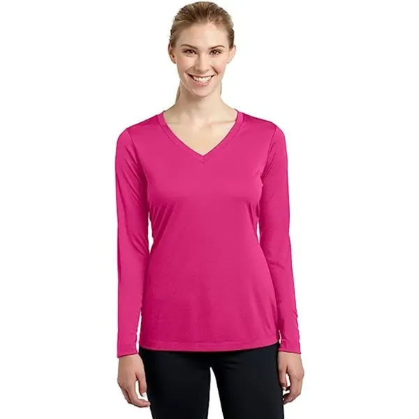 REPREVE® - Women's rPET Performance V-Neck T-Shirt - REPREVE® - Women's rPET Performance V-Neck T-Shirt - Image 5 of 15